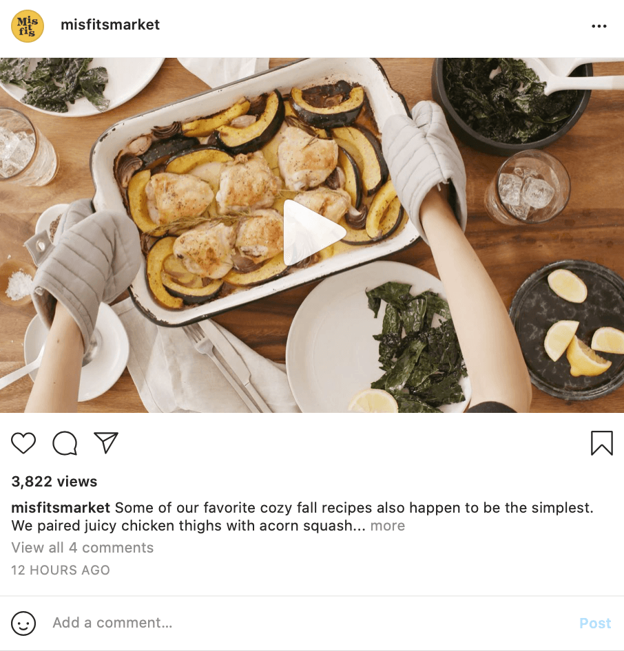 example of good instagram caption
