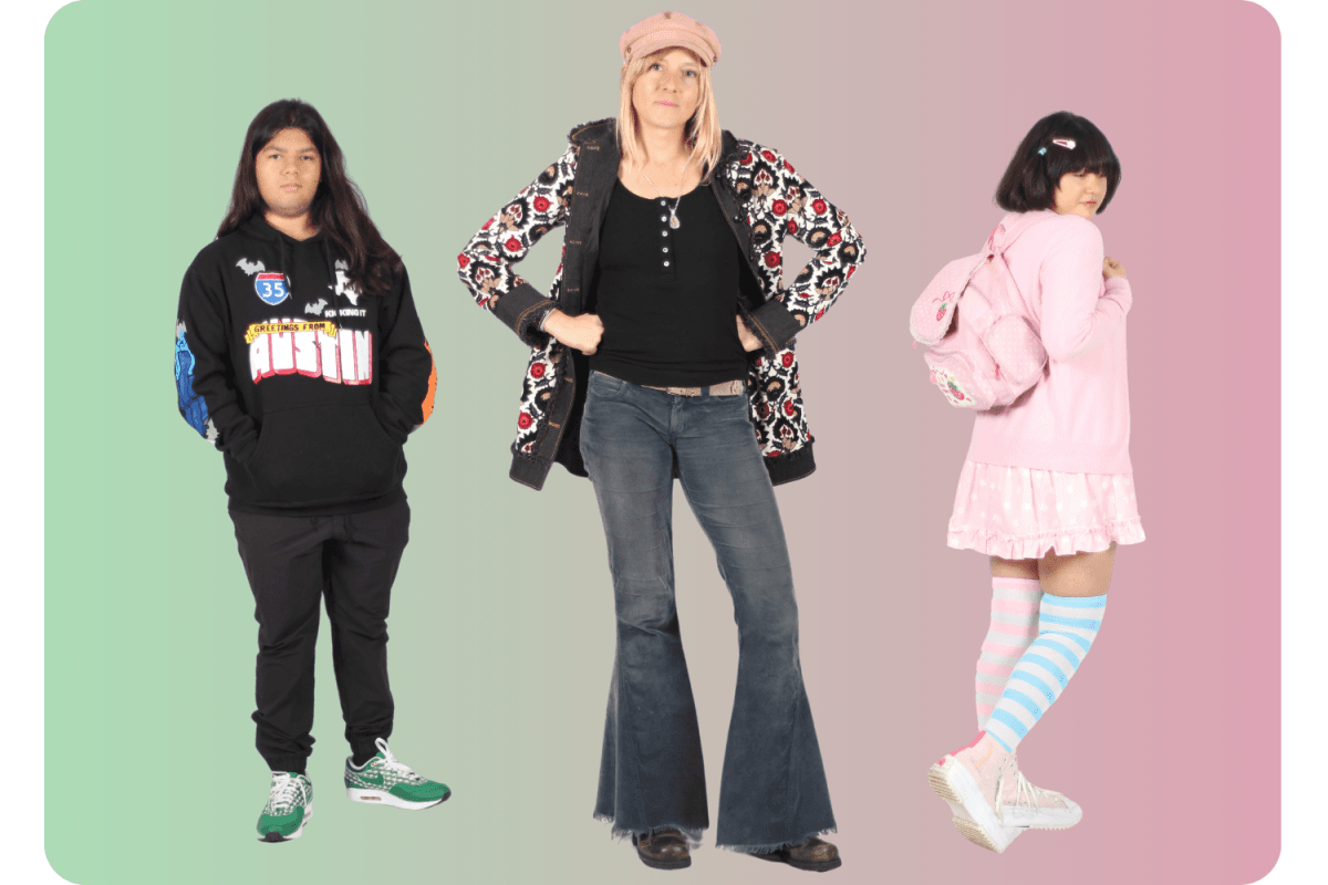 person expressing individuality through unique streetwear style