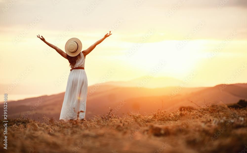 woman in nature