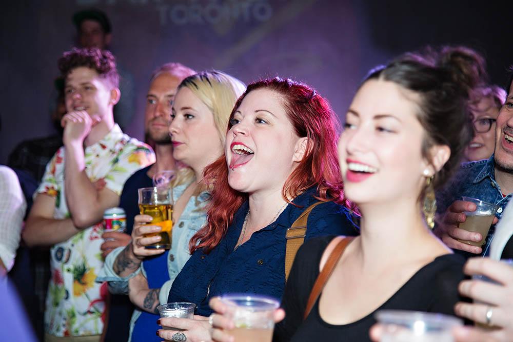 diverse group of friends partying responsibly