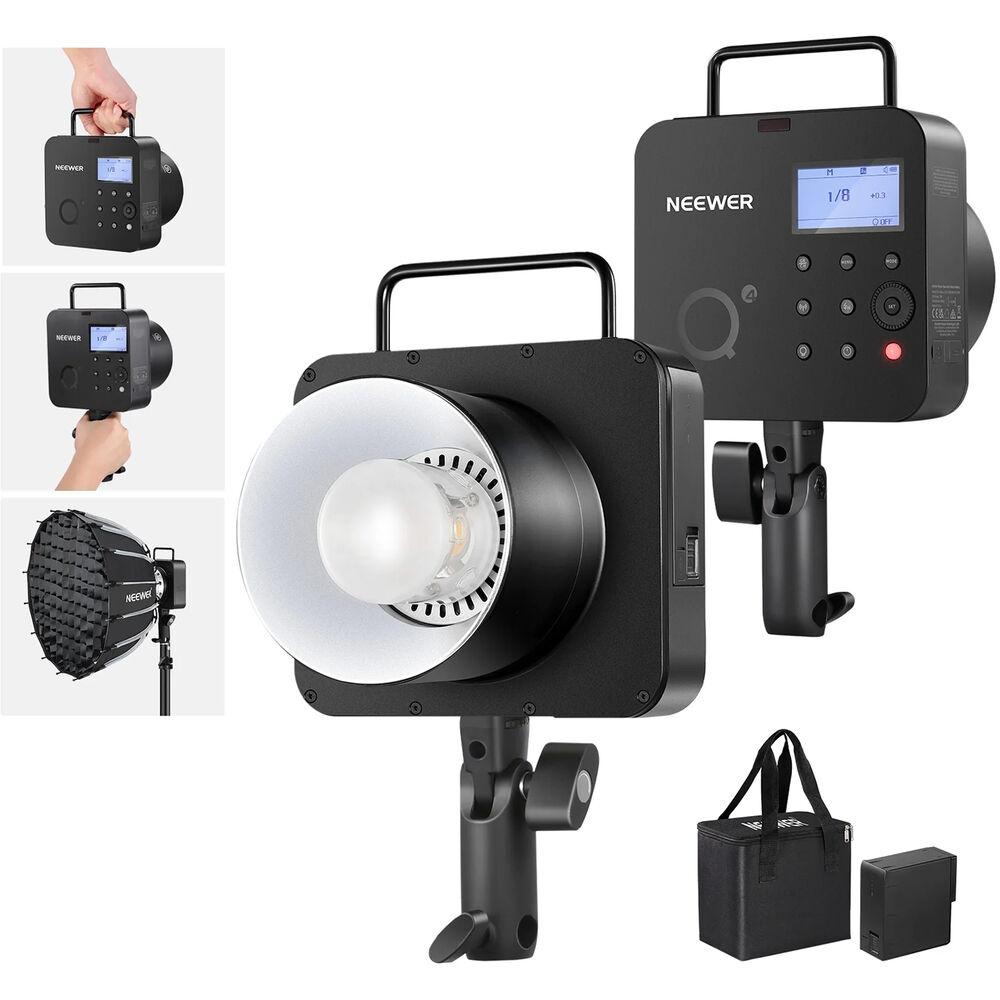profoto a10, godox ad200pro, westcott fj400, neewer led lighting kit