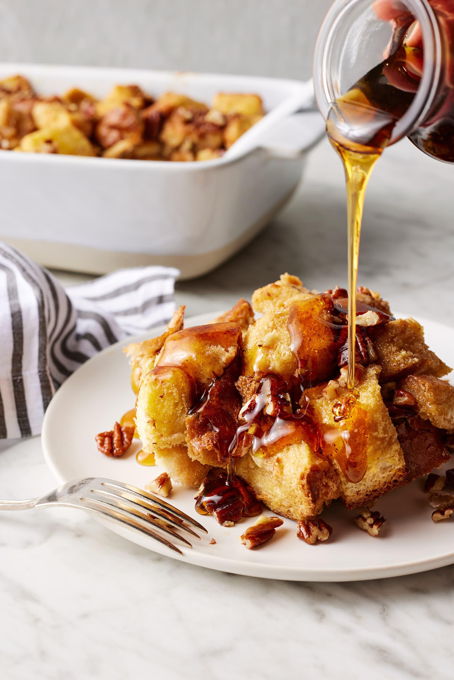 people enjoying french toast casserole