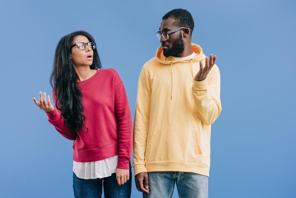 two people trying to understand each other