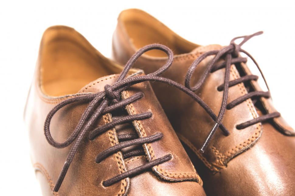 close-up of stylish shoe details