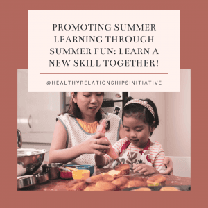 a woman learning a new skill during summer