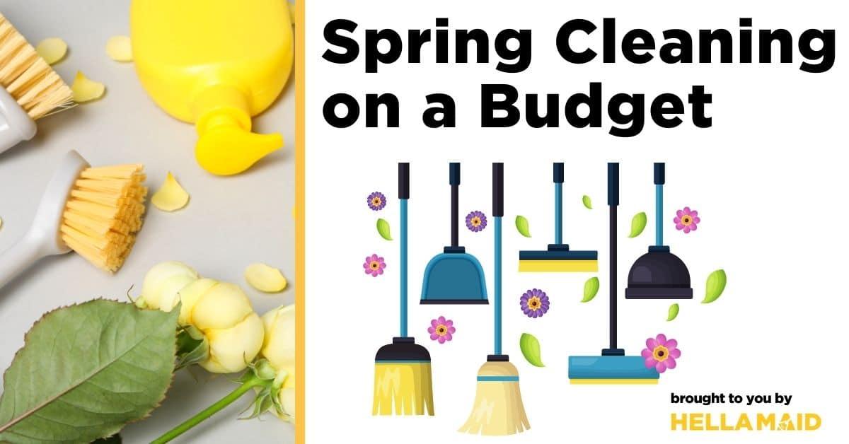 spring cleaning on a budget
