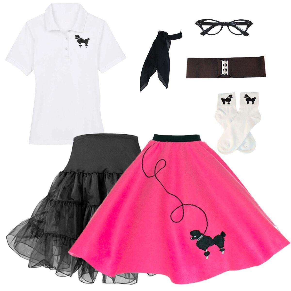 1950s poodle skirt costumes friends