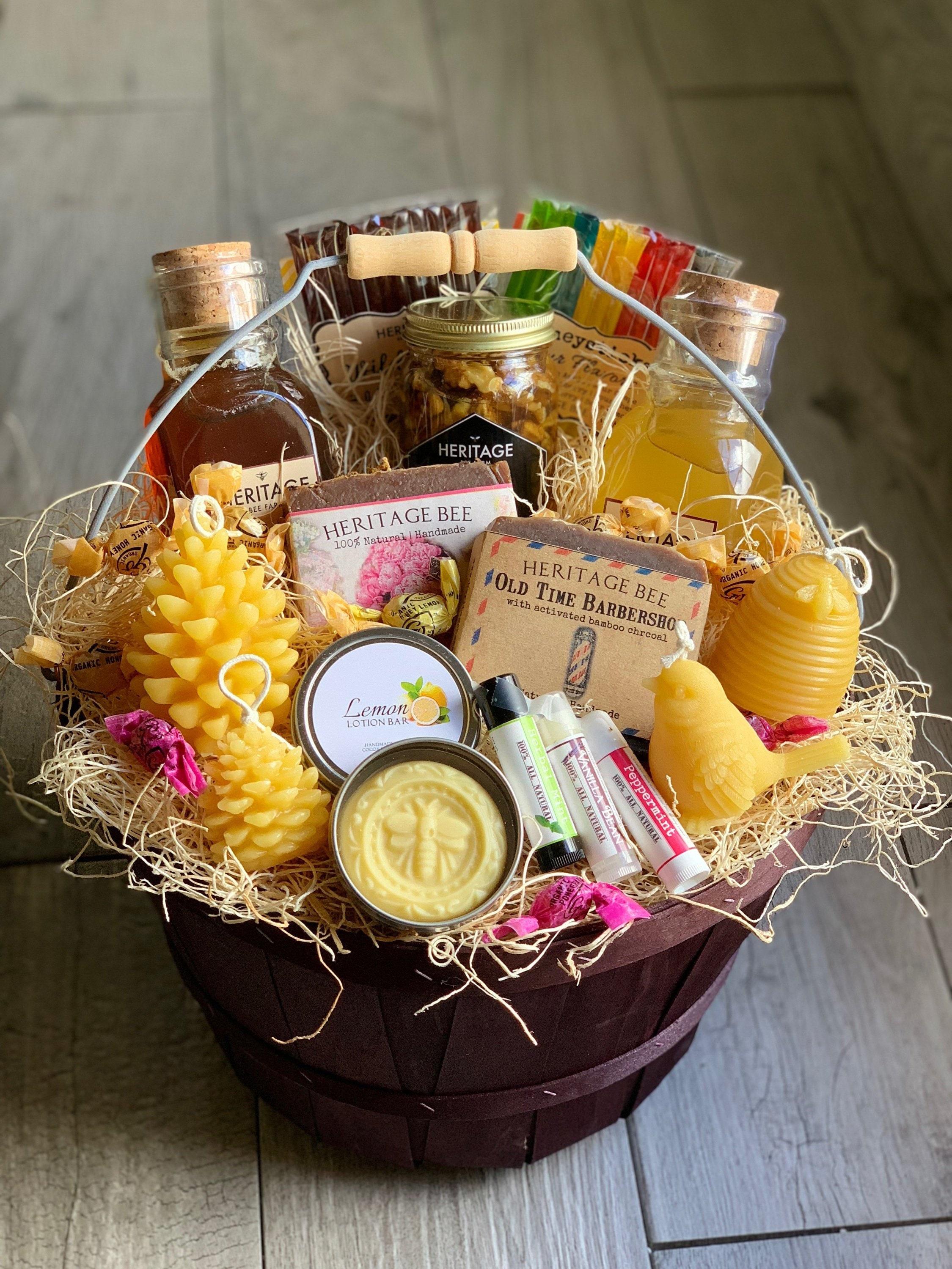 Beautiful Mother's Day gift basket with various items