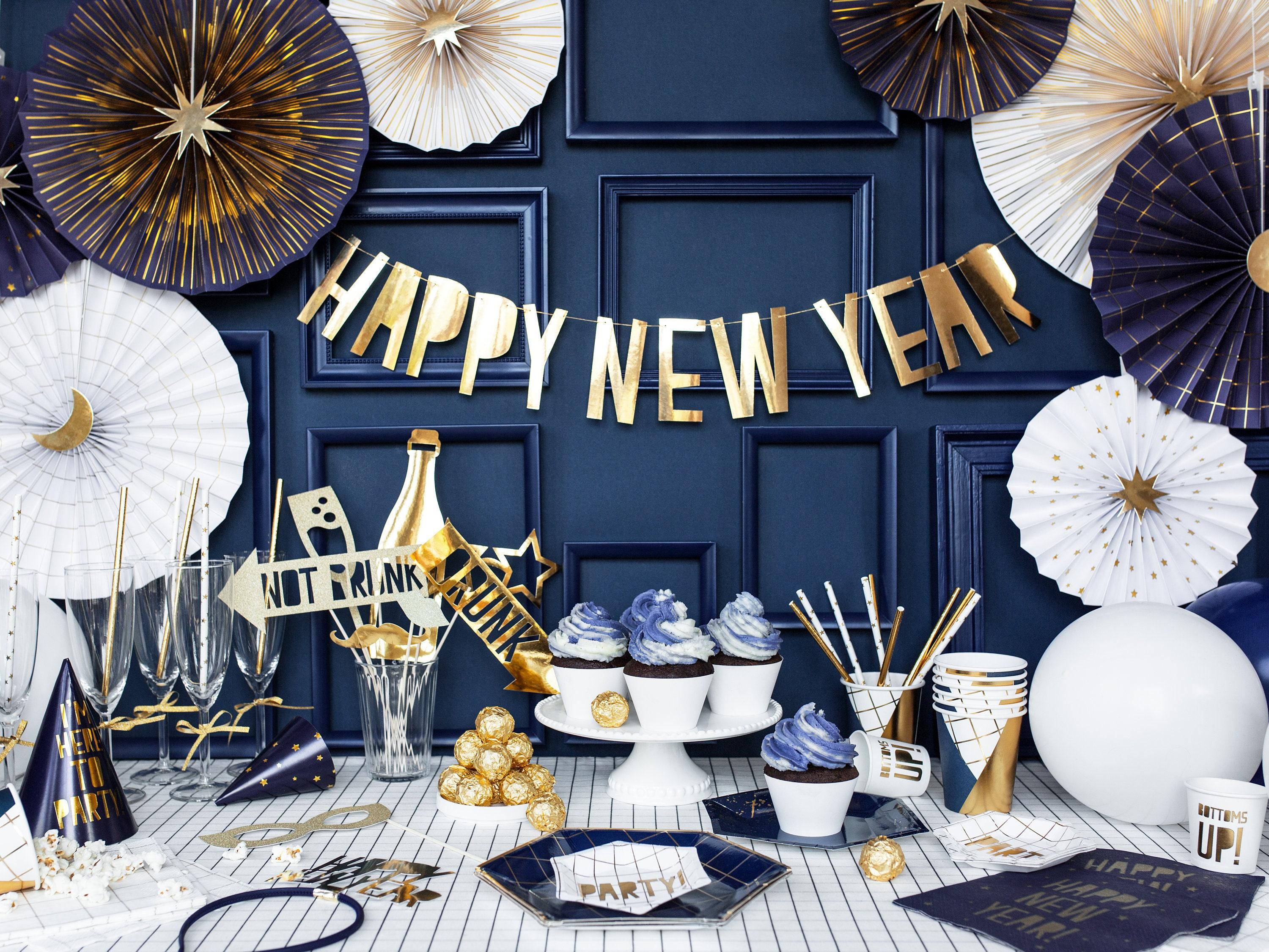 New Year's Eve party decorations