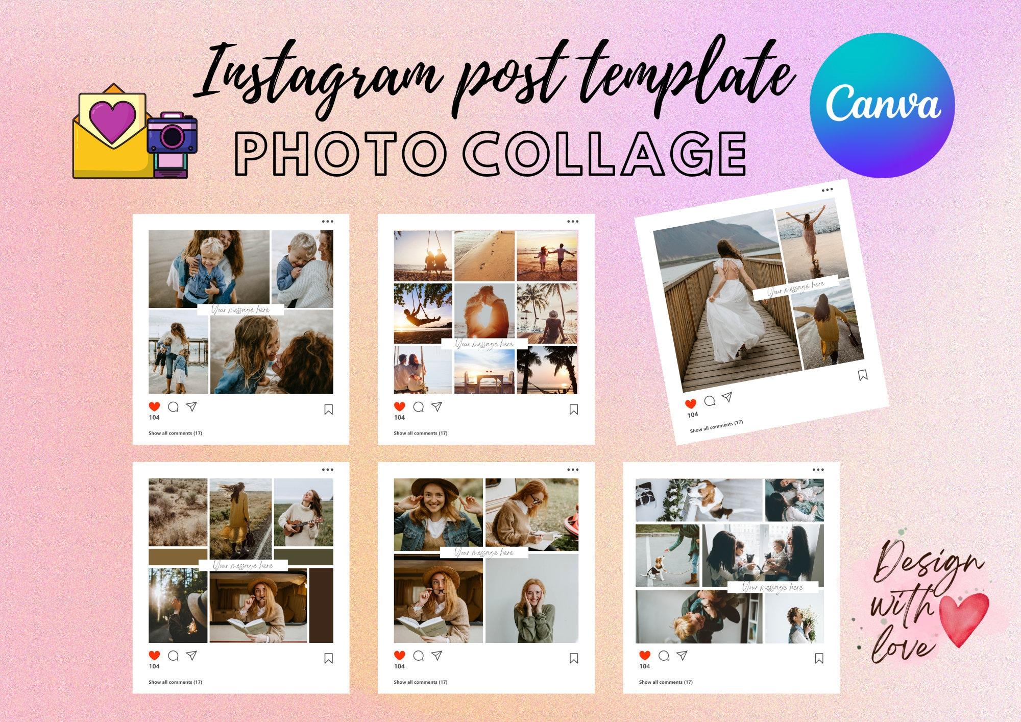 collage of different Instagram content formats