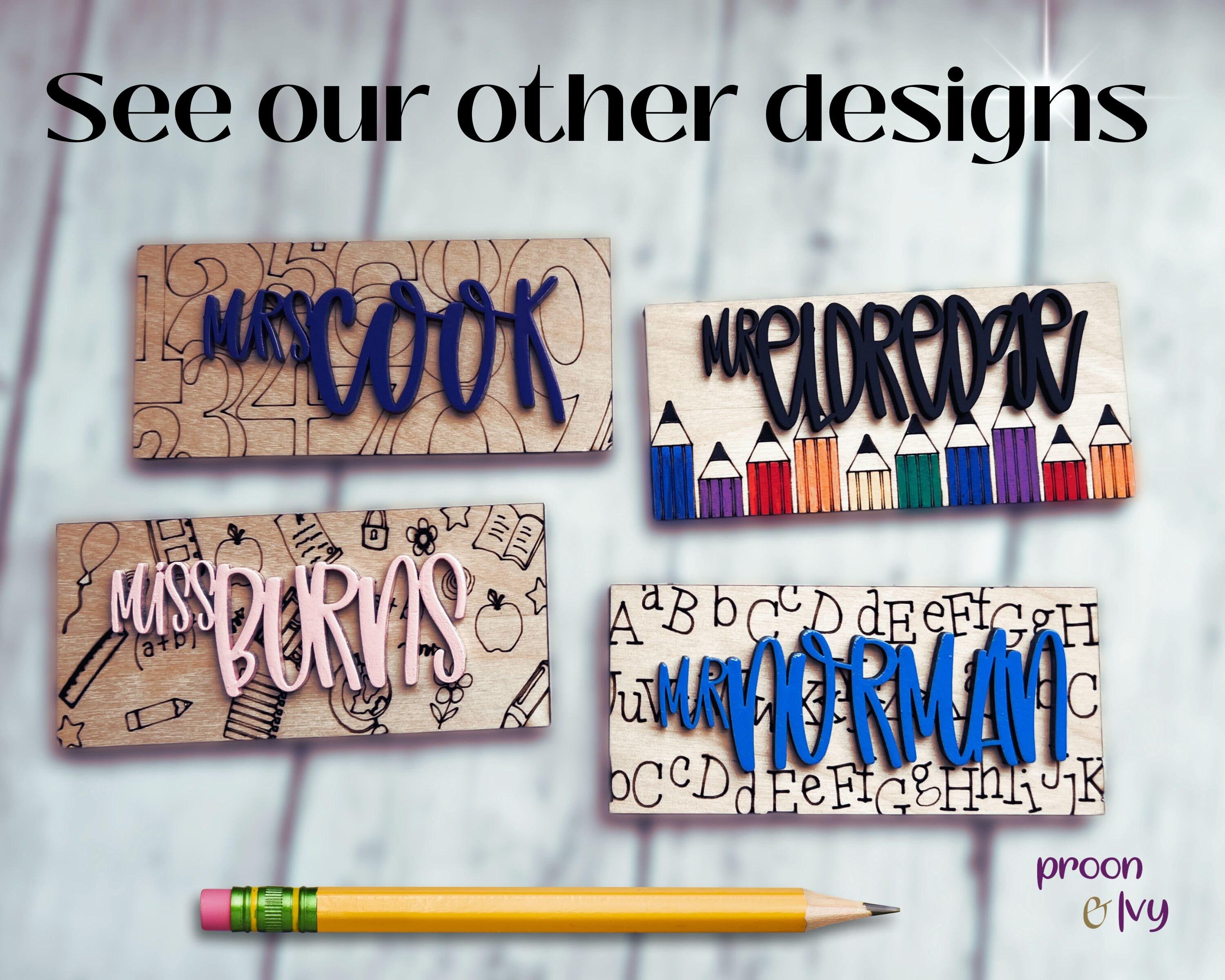 Chalk, chalkboard, ruler, eraser, decorative elements