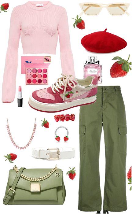 strawberry festival outfit inspiration board