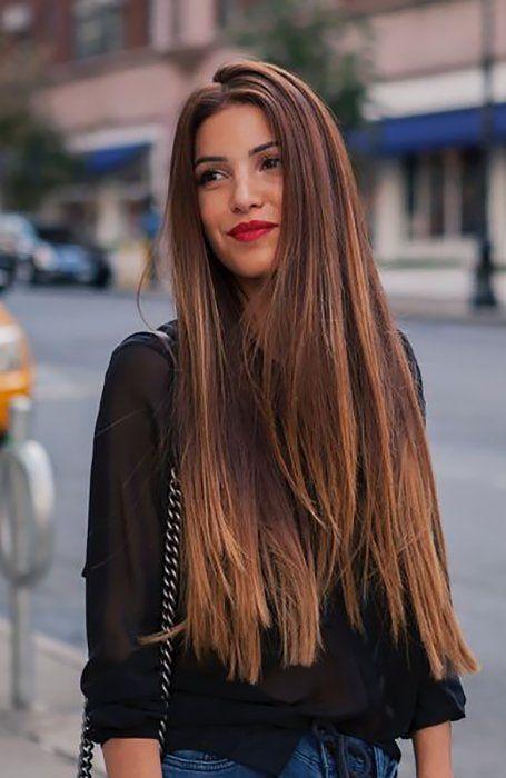 Different long hairstyles for women