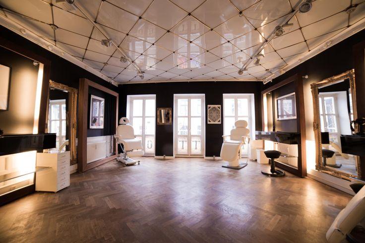 clean tattoo studio interior