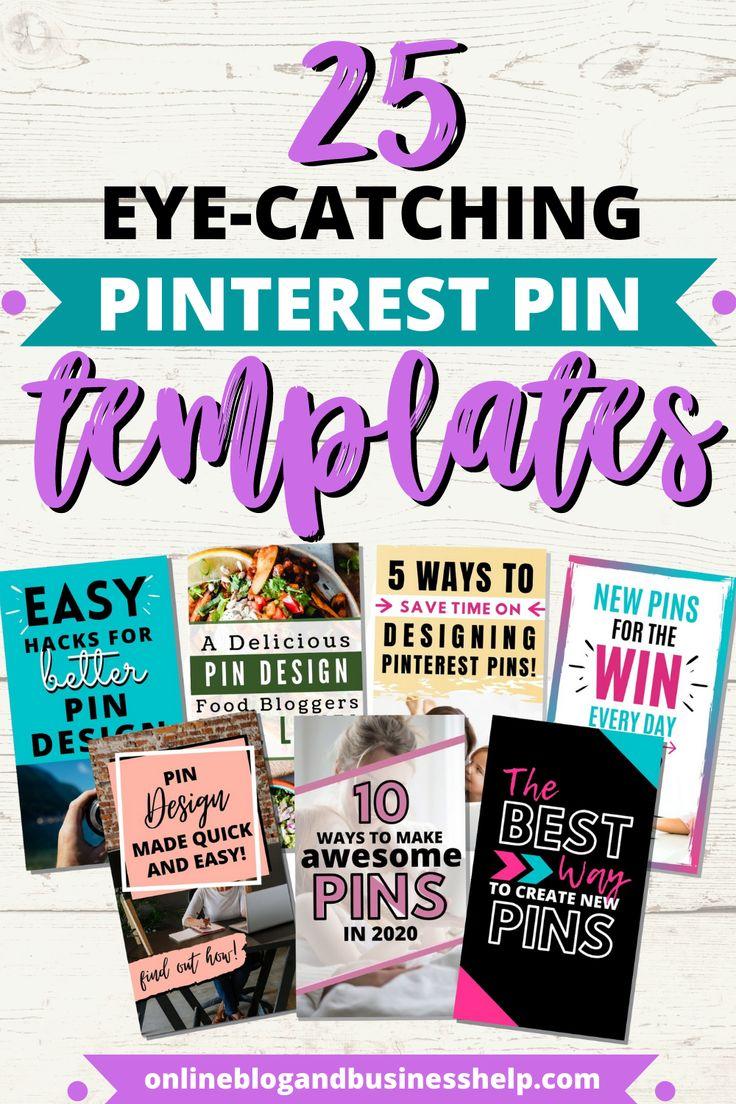 colorful and eye-catching pinterest pins