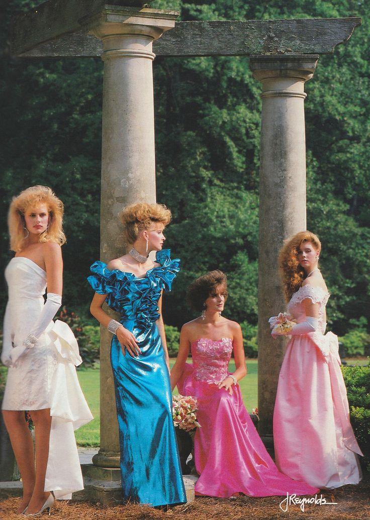 nostalgic photo of a prom dress
