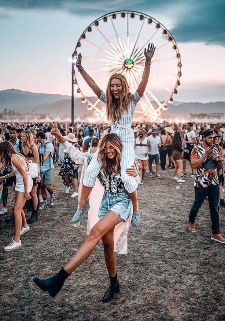 woman at Coachella festival