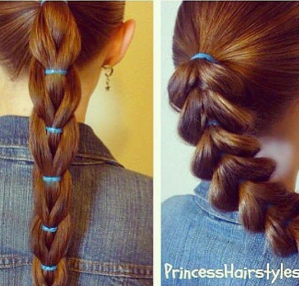 Comparison of pull-through and fishtail braids