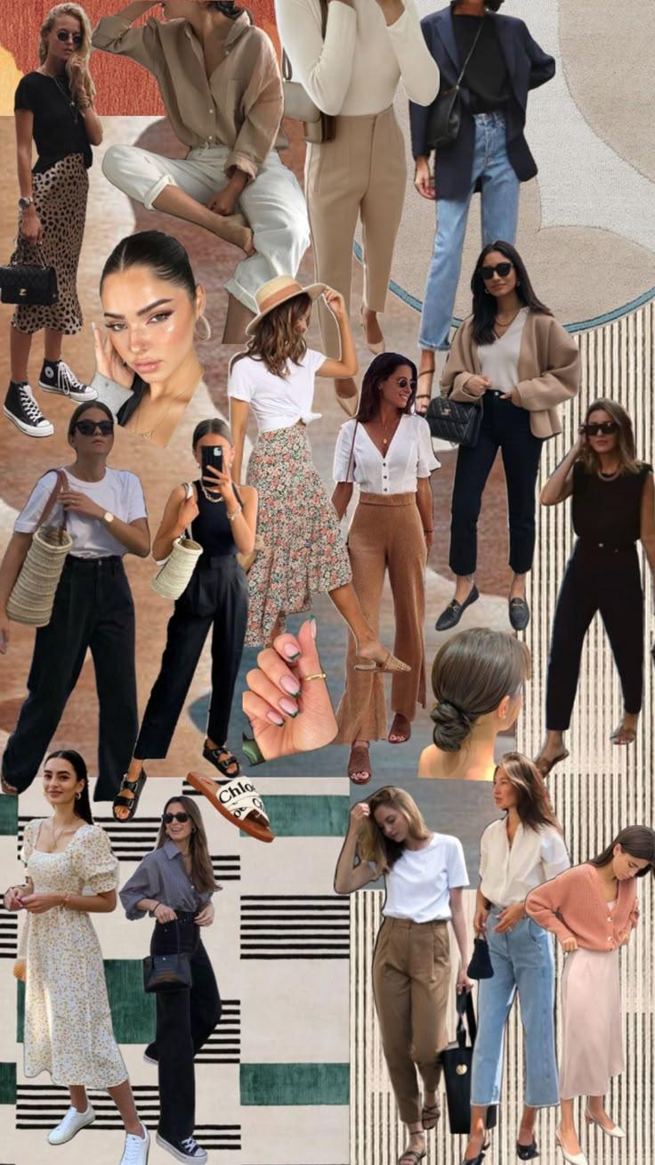 modest summer fashion inspiration board