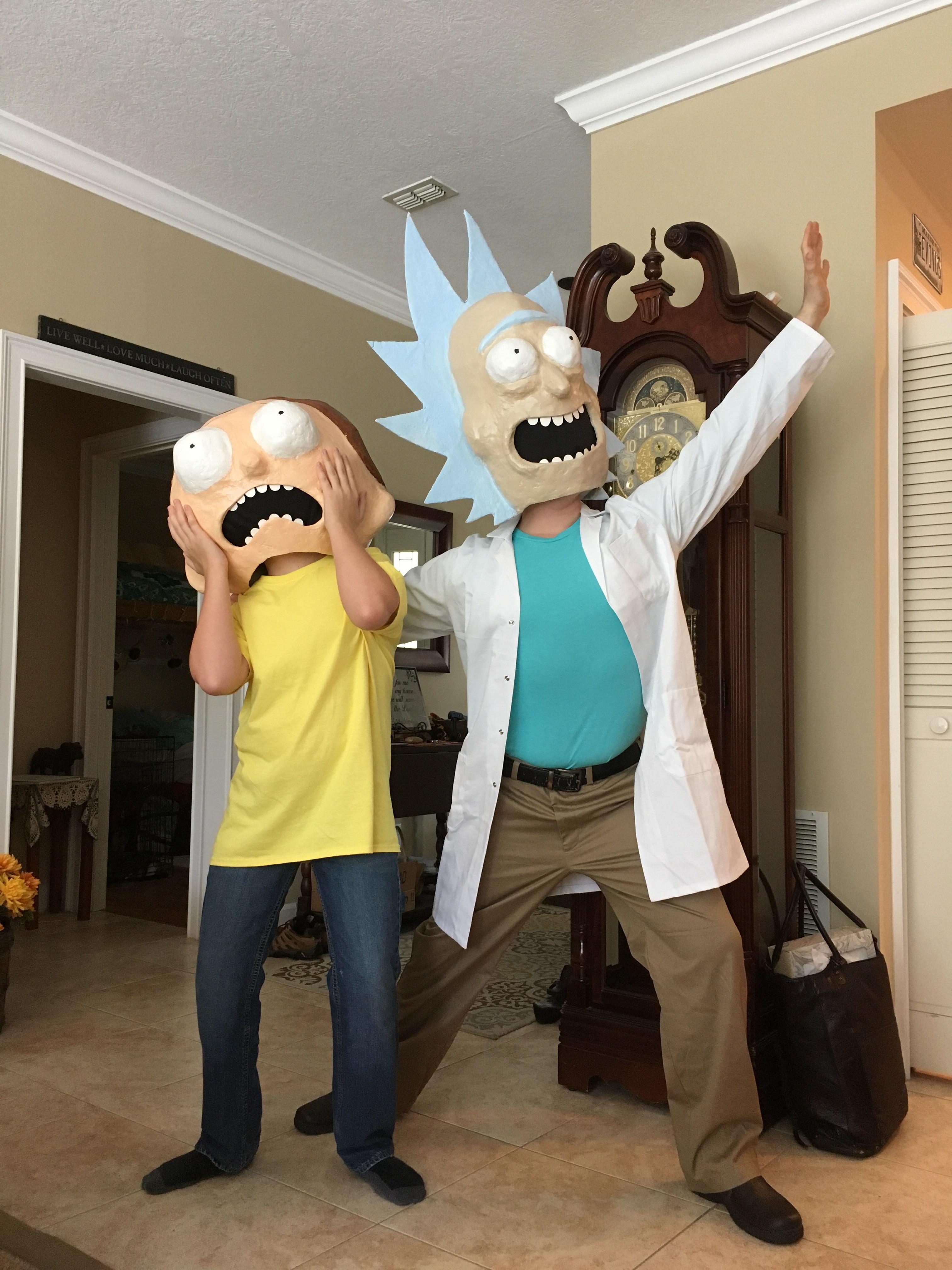 Rick and Morty halloween costumes DIY