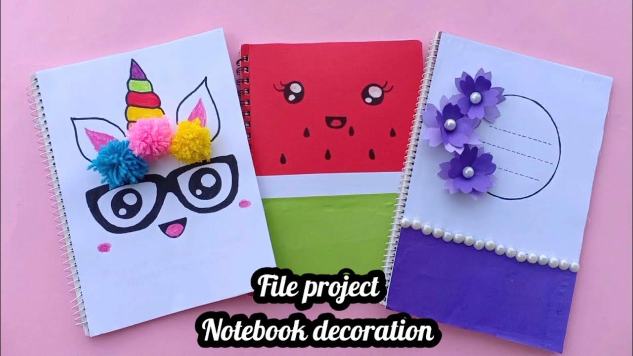decorated notebooks