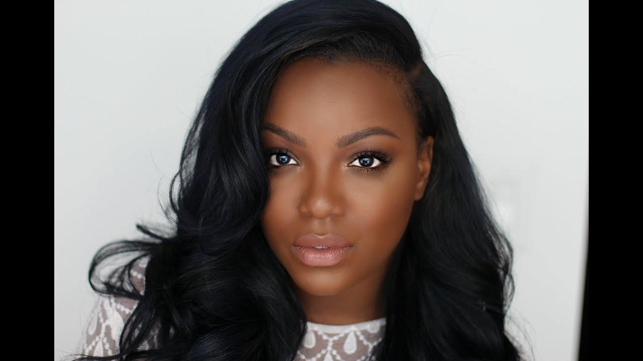 woman with flawless everyday makeup