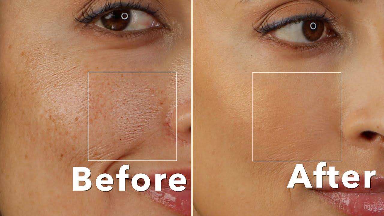 closeup of makeup primer texture