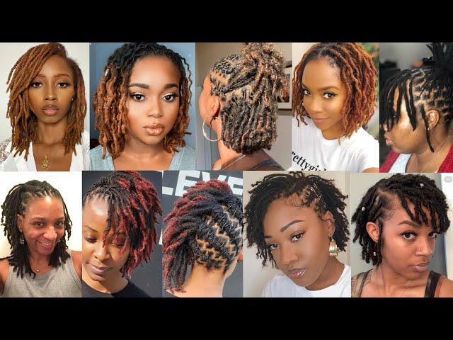 different styles of short dreadlocks