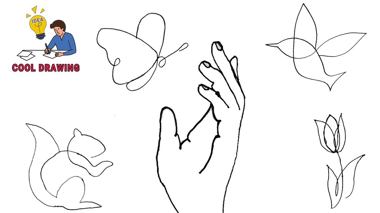 simple line art drawing tutorial for beginners