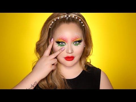 strawberry inspired makeup look