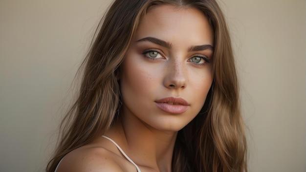 woman with beautifully enhanced eyes