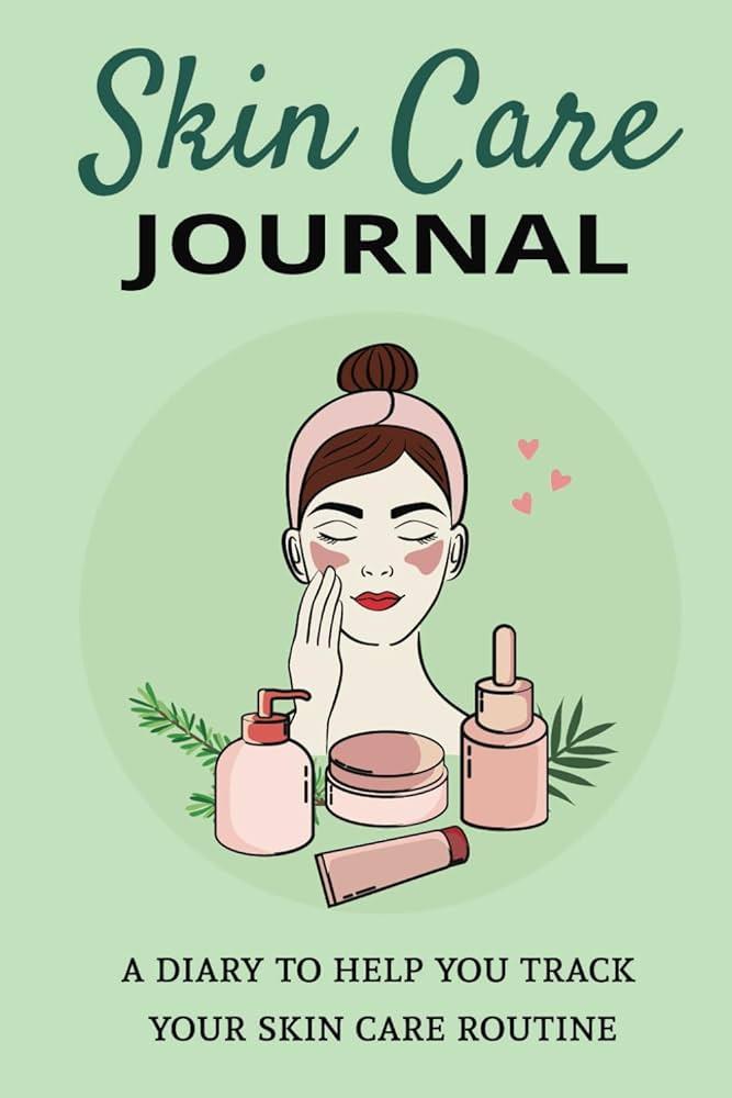 woman journaling about her diet and skin
