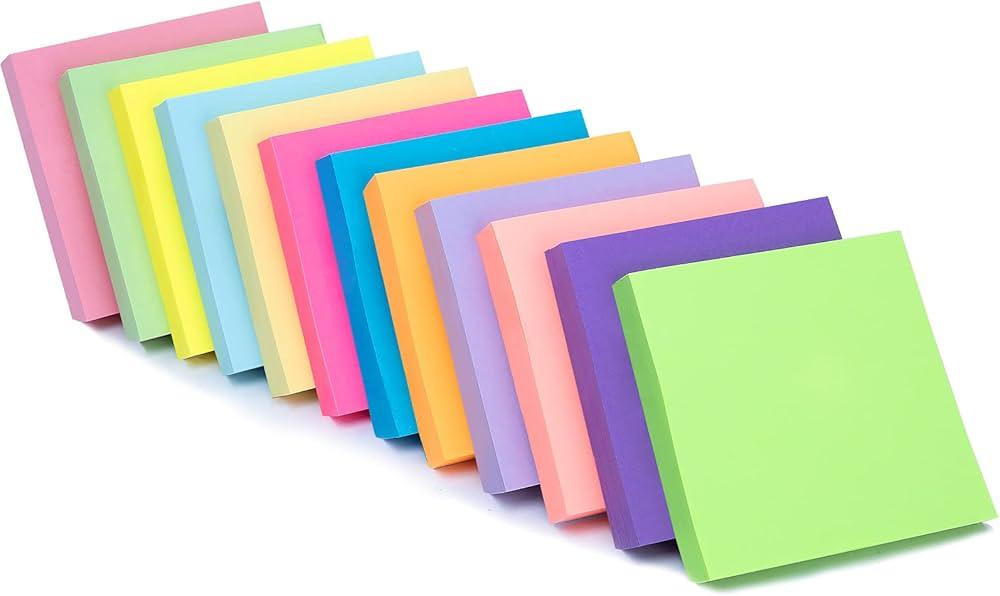colorful sticky notes