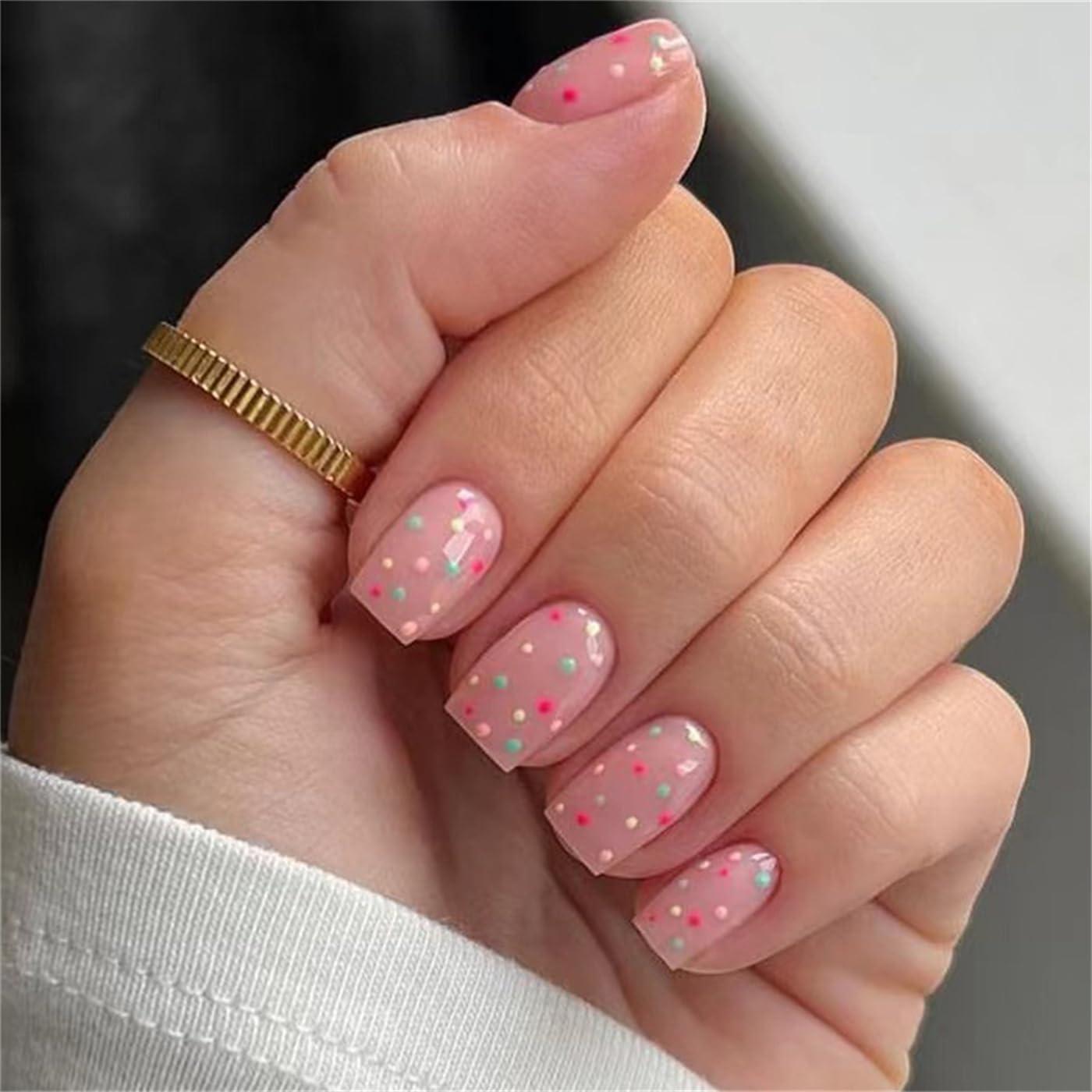Polka Dot Nail Art