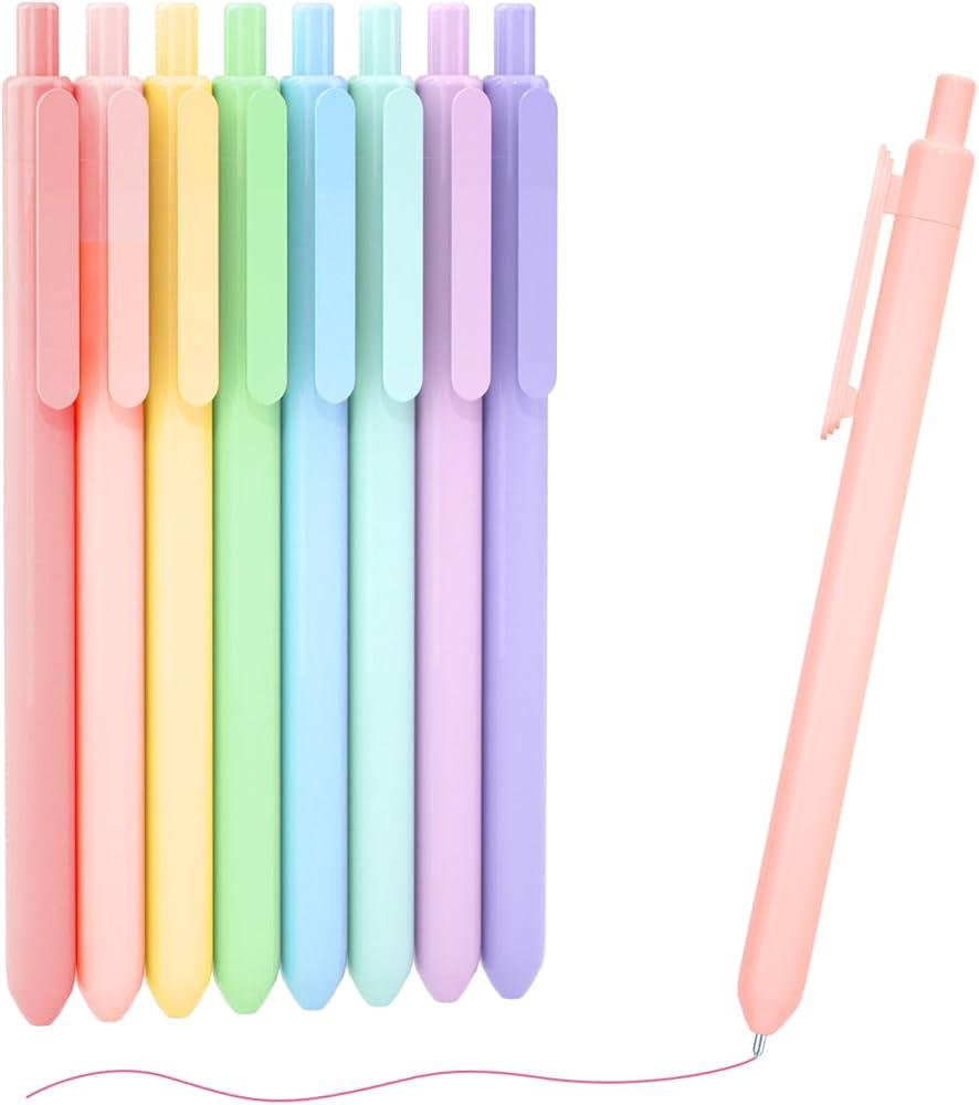 pastel colored pens