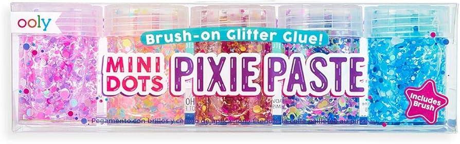 Glitter glue and brush