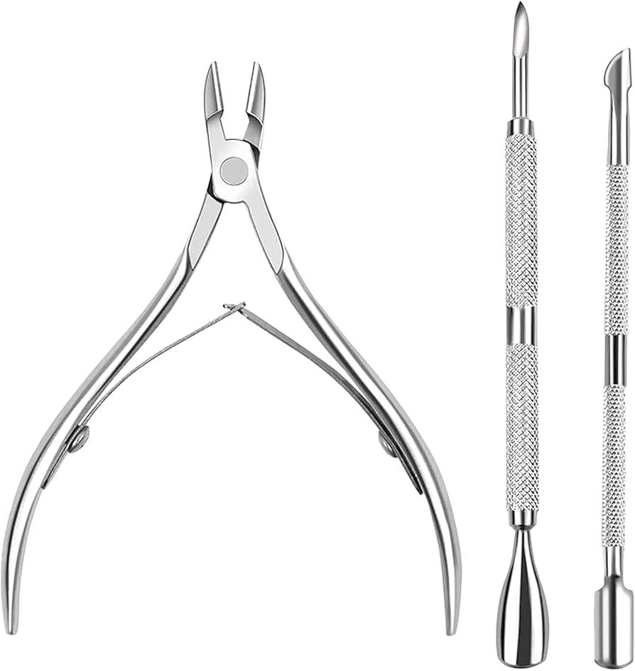 cuticle pusher and nipper tools
