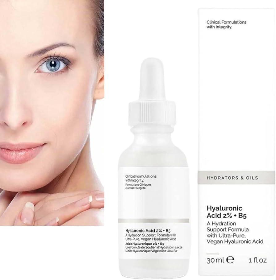 woman using The Ordinary Hyaluronic Acid 2% + B5 serum