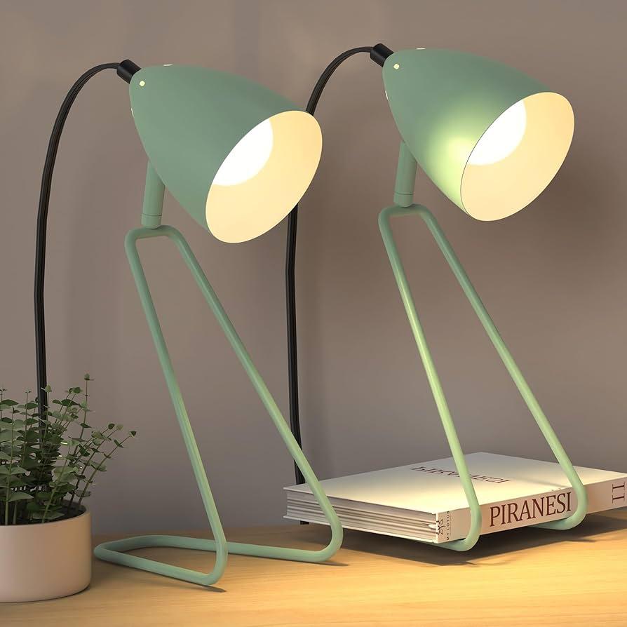 Various stylish desk lamps suitable for dorm rooms