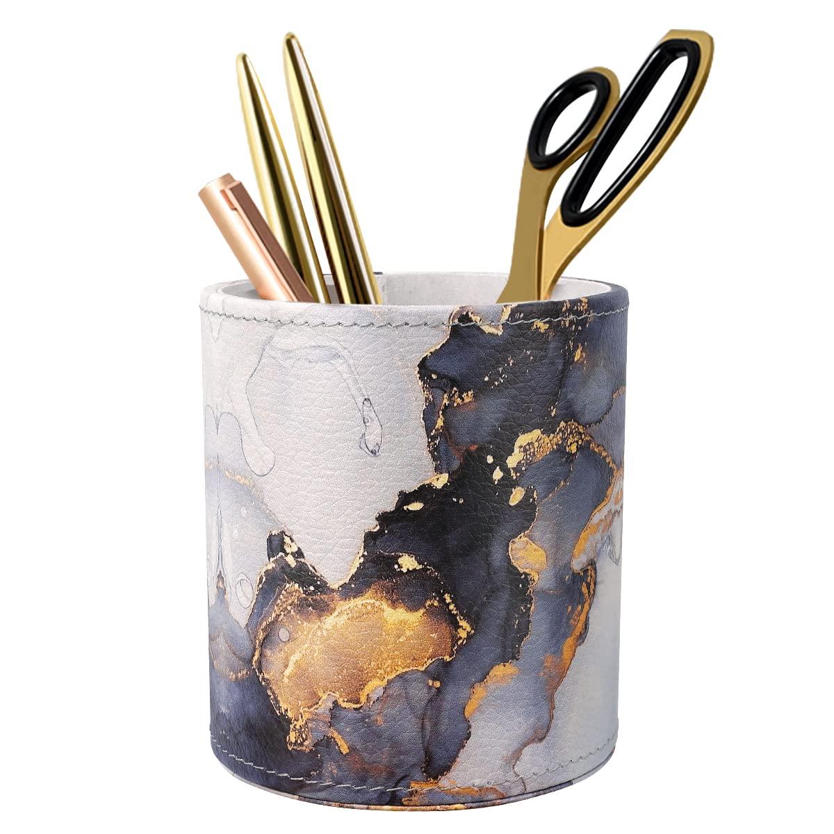 marble pen holder