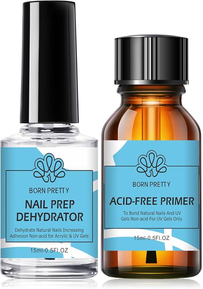 Top three acrylic nail primers lined up