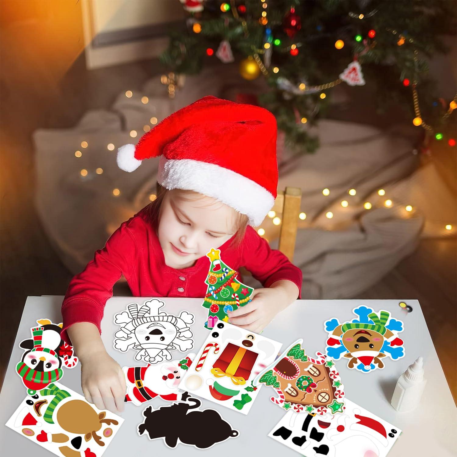 Various Christmas craft kits for adults