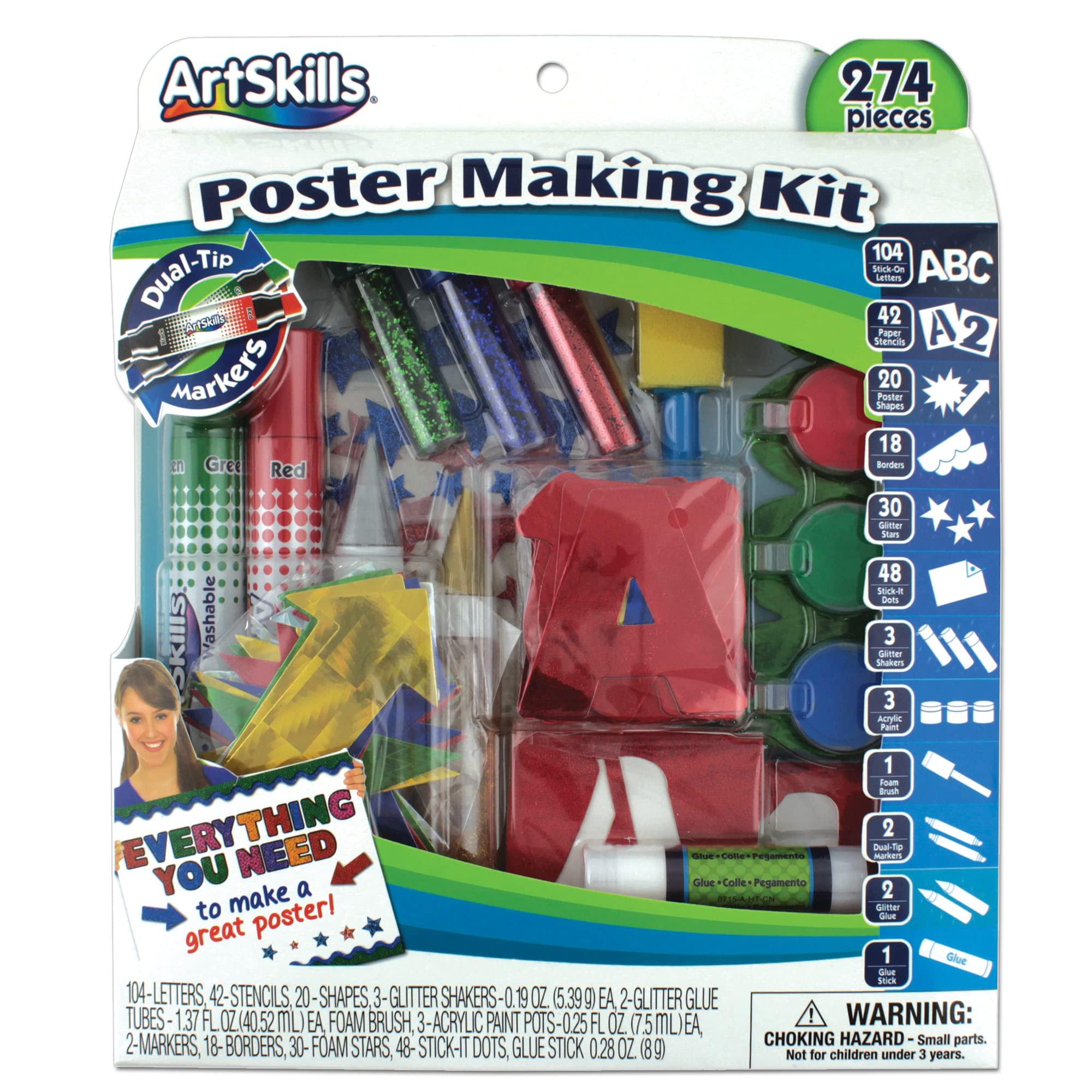 craft supplies for making posters