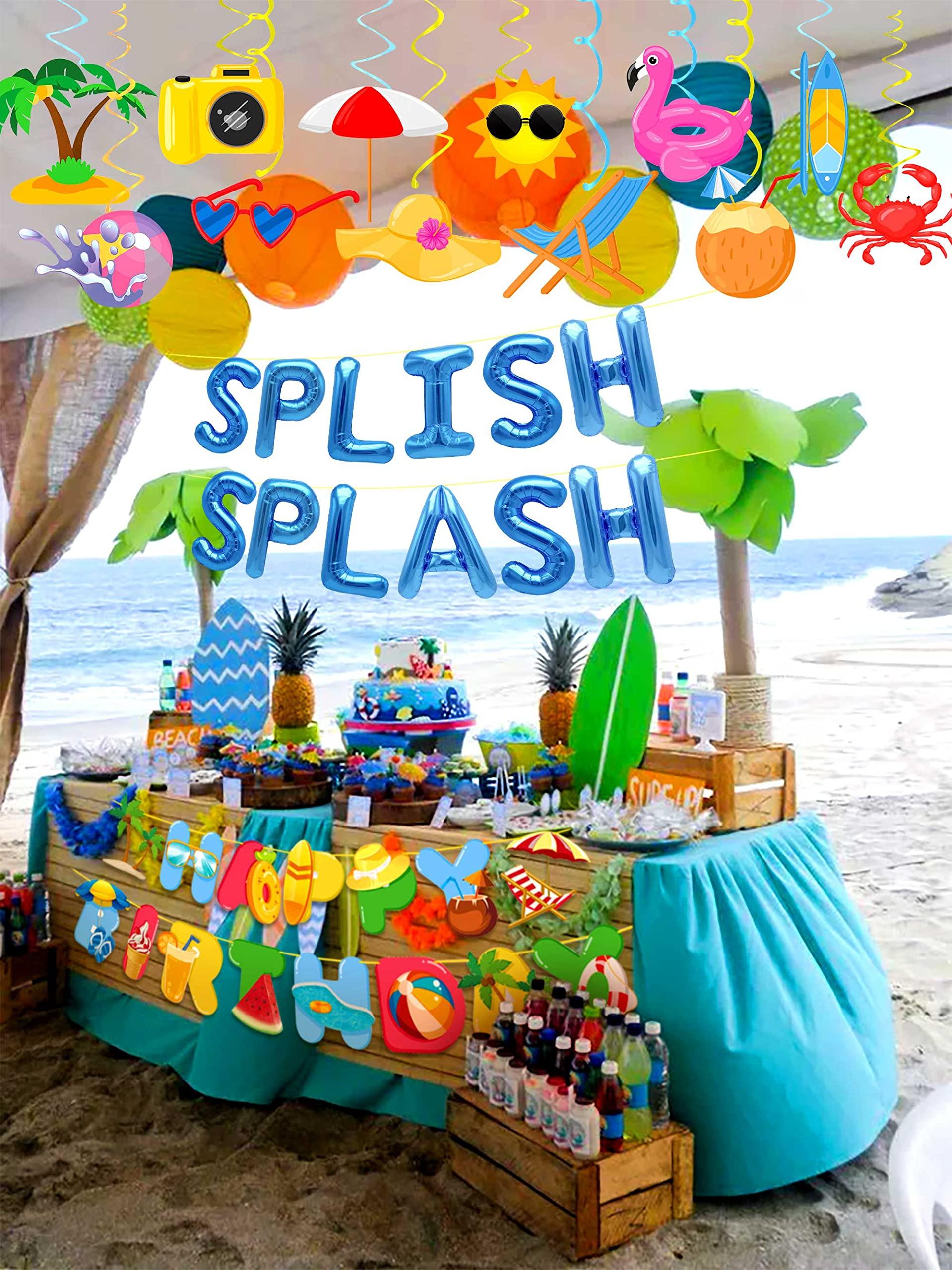 beach party decorations