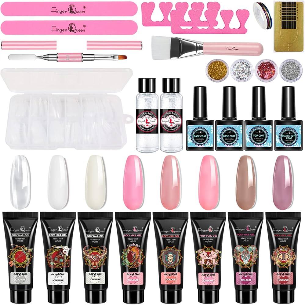 different types of gel nail kits