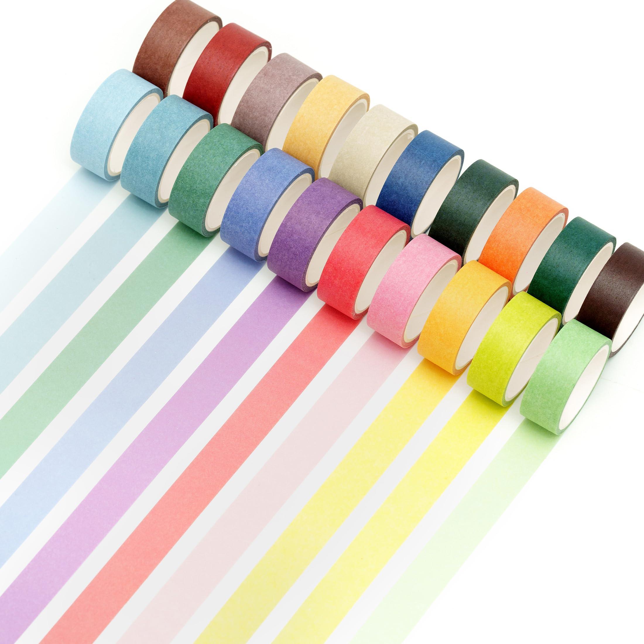 colorful washi tapes