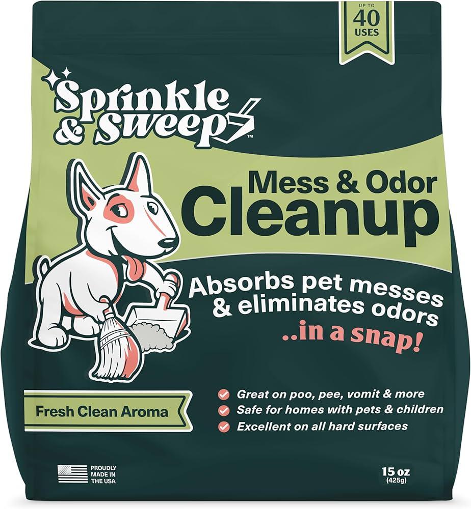 cleaning up a pet accident