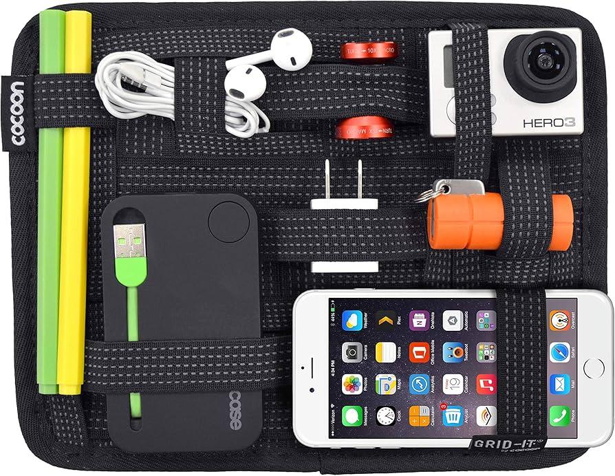 comparison of BUBM organizer with Thule Subterra and Cocoon GRID-IT organizers