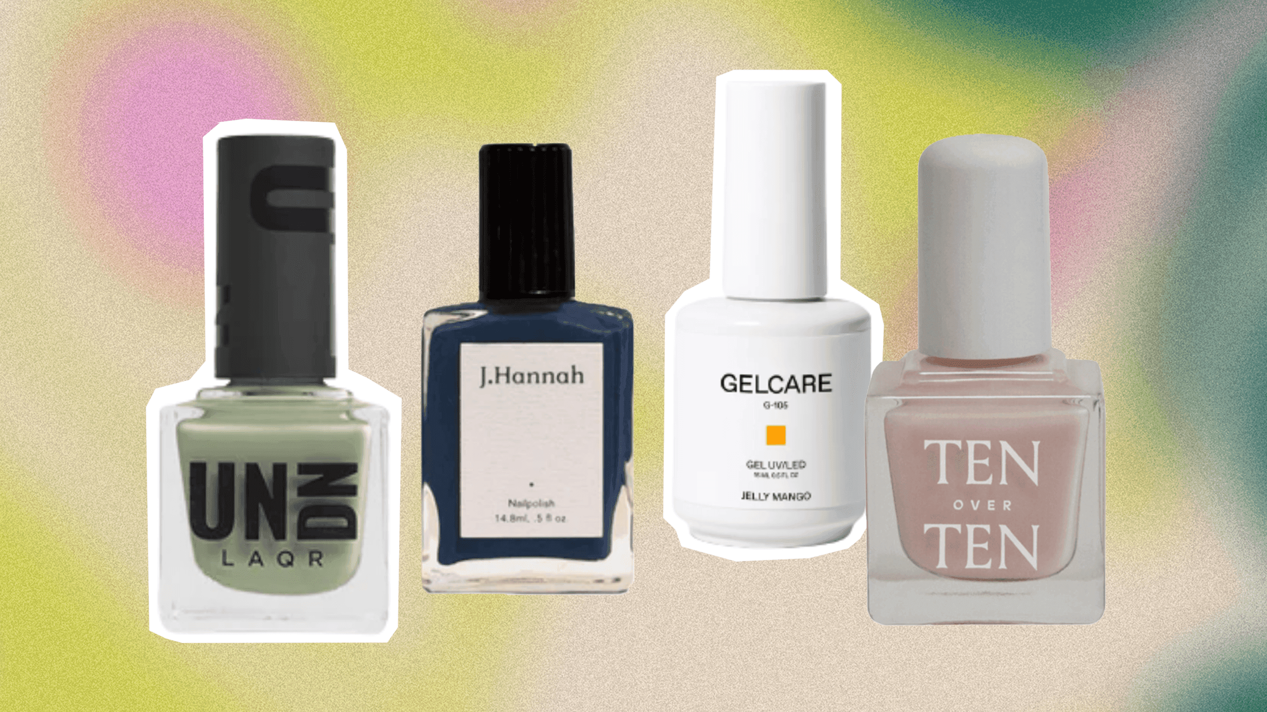 Various affordable nail polish brands displayed