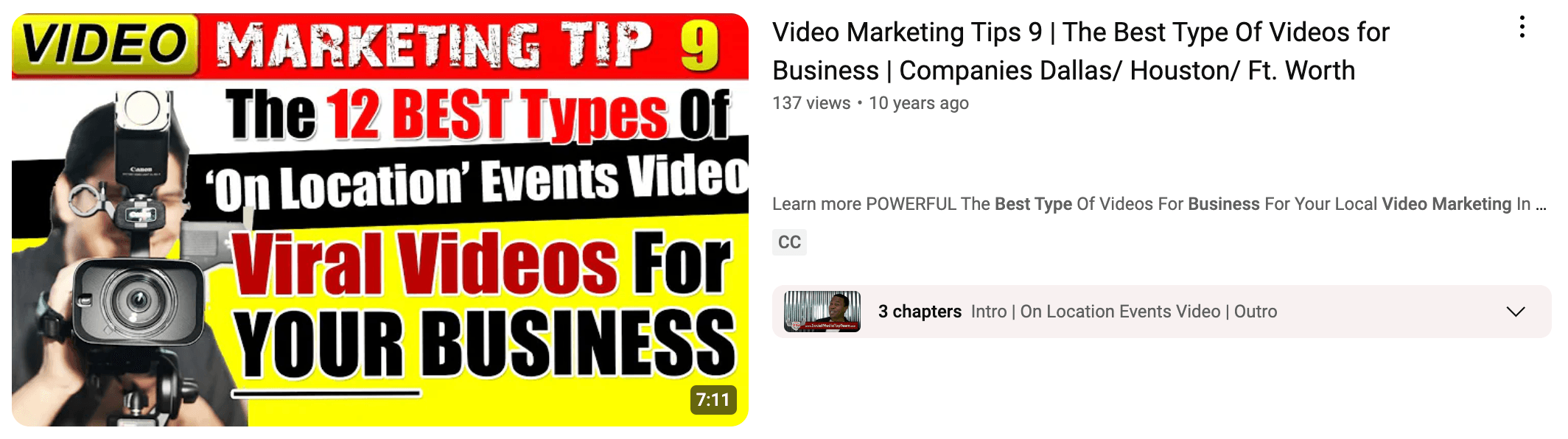 example of a boring youtube thumbnail